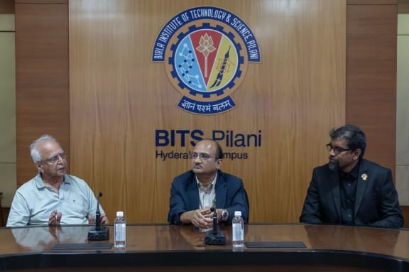 P.S Reddy with BITS Pilani Hyderabad campus team during meeting